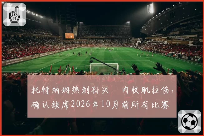托特纳姆热刺孙兴慜内收肌拉伤，确认缺席2026年10月前所有比赛